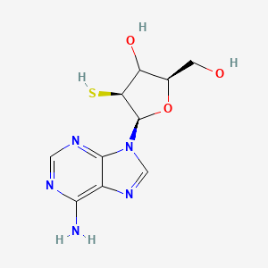 (2R,4S,5R)-5-(6-aminopurin-9-yl)-2-(hydroxymethyl)-4-sulfanyloxolan-3-ol