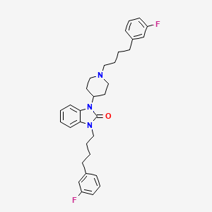 molecular formula C32H37F2N3O B12403668 Cav 3.2 inhibitor 2 