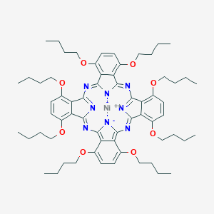 molecular formula C64H80N8NiO8 B124037 1,4,8,11,15,18,22,25-八丁氧基-29H,31H-酞菁镍(II) CAS No. 155773-71-0