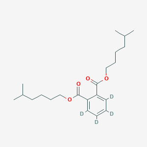 molecular formula C22H34O4 B12403707 Bis(5-methylhexyl) Phthalate-3,4,5,6-D4 