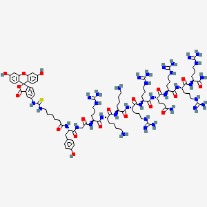 molecular formula C91H141N35O19S B12403724 Fitc-LC-tat (47-57) 