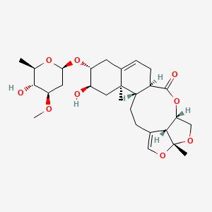 molecular formula C28H40O9 B12403732 Glaucoside A 