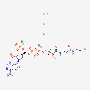 molecular formula C21H36Li3N7O16P3S B12403794 Coenzyme A (trilithium) 