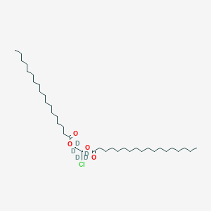 (3-Chloro-1,1,2,3,3-pentadeuterio-2-octadecanoyloxypropyl) octadecanoate