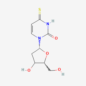 1-[(2R,5R)-4-hydroxy-5-(hydroxymethyl)oxolan-2-yl]-4-sulfanylidenepyrimidin-2-one