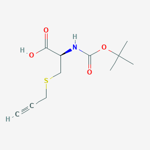 molecular formula C11H17NO4S B12403844 Boc-L-Cys(Propargyl)-OH 