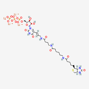 molecular formula C32H48Li4N7O19P3S B12403851 Biotin-16-UTP 