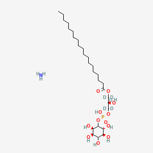 azane;[(2R)-1,1,2,3,3-pentadeuterio-2-hydroxy-3-[hydroxy-[(2R,3R,5S,6R)-2,3,4,5,6-pentahydroxycyclohexyl]oxyphosphoryl]oxypropyl] nonadecanoate