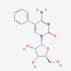 4-amino-1-[(2R,3S,5R)-3,4-dihydroxy-5-(hydroxymethyl)oxolan-2-yl]-5-phenylpyrimidin-2-one