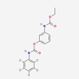 molecular formula C16H16N2O4 B12403885 Desmedipham-d5 