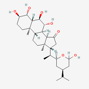 molecular formula C29H48O7 B1240389 Pneumocort 