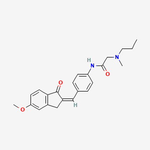 molecular formula C23H26N2O3 B12403900 AChE/MAO-IN-1 