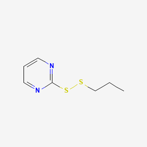 molecular formula C7H10N2S2 B12403907 Antifungal agent 37 