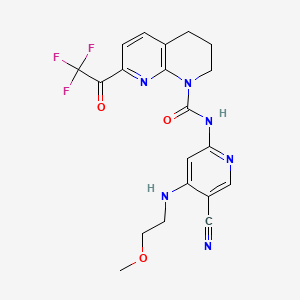 molecular formula C20H19F3N6O3 B12403916 Fgfr4-IN-10 