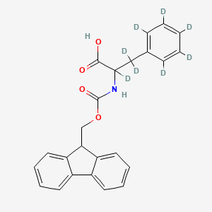 molecular formula C24H21NO4 B12403950 Fmoc-D-Phe-OH-d8 