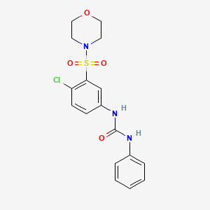 1-[4-Chloro-3-(4-morpholinylsulfonyl)phenyl]-3-phenylurea