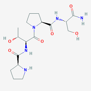 molecular formula C17H29N5O6 B12403975 P-T-P-S-NH2 