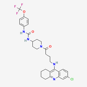 molecular formula C30H33ClF3N5O3 B12403987 sEH/AChE-IN-2 