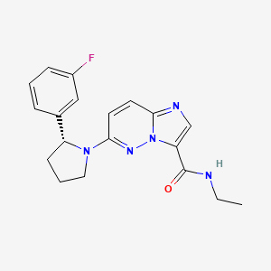 molecular formula C19H20FN5O B12403996 Trk-IN-15 