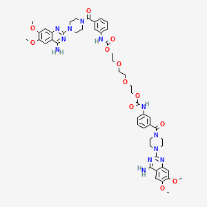 molecular formula C50H58N12O12 B12404014 EphA2 agonist 1 