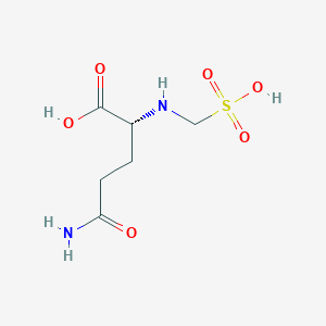 (2R)-5-amino-5-oxo-2-(sulfomethylamino)pentanoic acid