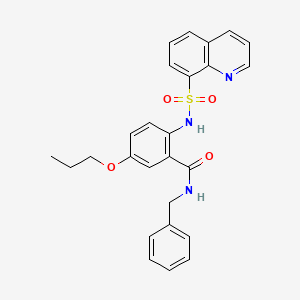 molecular formula C26H25N3O4S B12404037 Denv-IN-10 