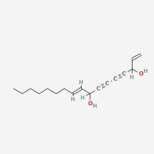 molecular formula C17H24O2 B1240405 Heptadeca-1,9-dien-4,6-diyne-3,8-diol CAS No. 30779-95-4