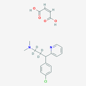 molecular formula C20H23ClN2O4 B12404098 Chlorpheniramine-d4 Maleate Salt 