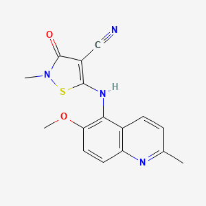 molecular formula C16H14N4O2S B12404141 Sarm1-IN-2 