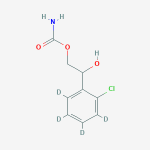 molecular formula C9H10ClNO3 B12404158 (Rac)-Carisbamate-d4 