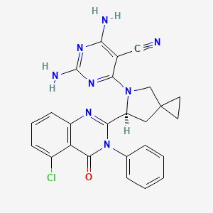 molecular formula C25H21ClN8O B12404164 PI3K|A/|A-IN-2 