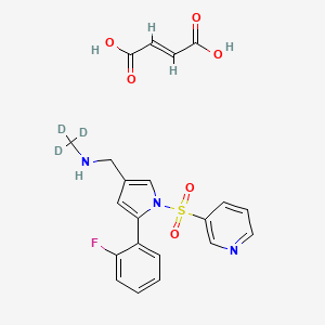 molecular formula C21H20FN3O6S B12404171 Vonoprazan Fumarate-D3 