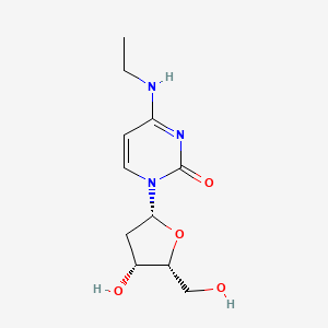 4-(ethylamino)-1-[(2R,4R,5R)-4-hydroxy-5-(hydroxymethyl)oxolan-2-yl]pyrimidin-2-one