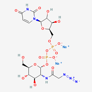 molecular formula C17H24N6Na2O17P2 B12404206 UDP-GlcNAz (disodium) 