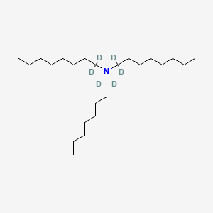 molecular formula C24H51N B12404221 Trioctylamine-d6 