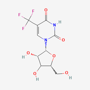 1-[(2R,3S,5R)-3,4-dihydroxy-5-(hydroxymethyl)oxolan-2-yl]-5-(trifluoromethyl)pyrimidine-2,4-dione