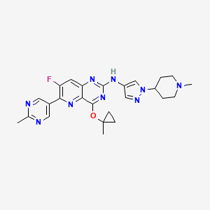 molecular formula C25H28FN9O B12404253 Irak4-IN-14 