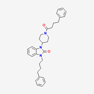 molecular formula C32H37N3O2 B12404268 Cav 3.2 inhibitor 3 