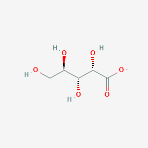 molecular formula C5H9O6- B1240428 D-阿拉伯糖酸 