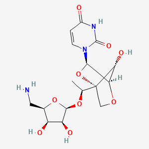 molecular formula C16H23N3O9 B12404308 MraY-IN-2 