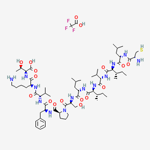 molecular formula C66H110F3N13O17S B12404340 Clivilspfvkt (tfa) 