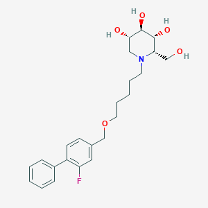 molecular formula C24H32FNO5 B12404358 Nizubaglustat CAS No. 1633666-49-5