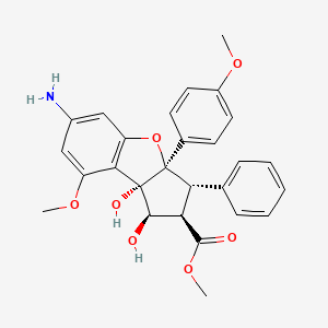 molecular formula C27H27NO7 B12404388 eIF4A3-IN-14 