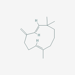 molecular formula C15H24 B1240440 (1E,6E)-gamma-humulene 