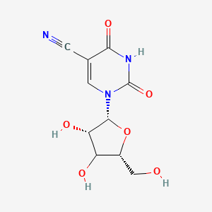 1-[(2R,3S,5R)-3,4-dihydroxy-5-(hydroxymethyl)oxolan-2-yl]-2,4-dioxopyrimidine-5-carbonitrile