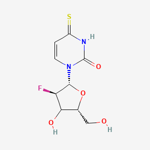 1-[(2R,3R,5R)-3-fluoro-4-hydroxy-5-(hydroxymethyl)oxolan-2-yl]-4-sulfanylidenepyrimidin-2-one