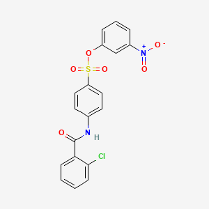 molecular formula C19H13ClN2O6S B12404493 P2Y2R/GPR17 antagonist 1 