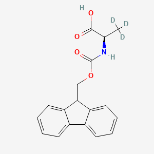 molecular formula C18H17NO4 B12404504 D-Alanine-3,3,3-D3-N-fmoc 