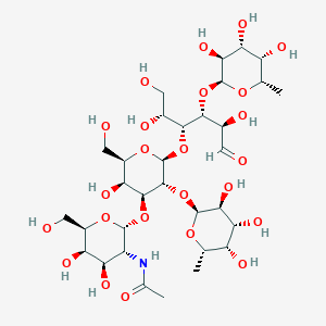 molecular formula C32H55NO24 B12404510 Blood Group A pentasaccharide 