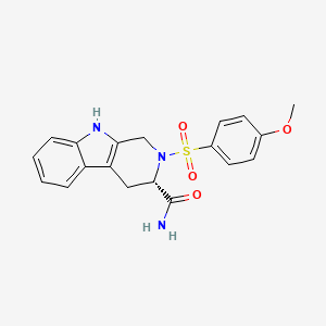 molecular formula C19H19N3O4S B12404513 GPVI antagonist 1 